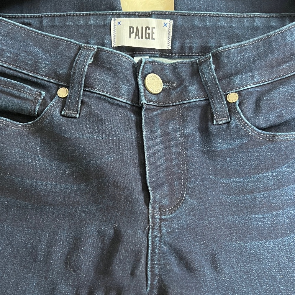 PAIGE Dark Blue Women Jeans